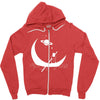 On The Moon Zipper Hoodie