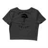 drop fast die last back Crop Top