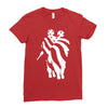 american flag soldier Ladies Fitted T-Shirt