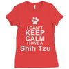 pets shih tzu Ladies Fitted T-Shirt