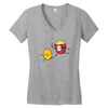 french fried jason Women's V-Neck T-Shirt