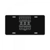 white christmas License Plate