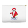 father christmas ringing xmas bells santa Accessory Pouches