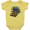 pizzaskull sticker original Baby Onesie