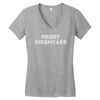 merry kissmyass Women's V-Neck T-Shirt
