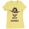 rick grimes walking dead Ladies Fitted T-Shirt