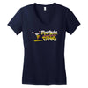 breakdance like nobody's tipping Women's V-Neck T-Shirt