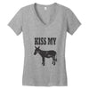 kiss my ass Women's V-Neck T-Shirt