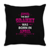 The Best Gramps Are Born In April Throw Pillow