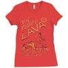 the floor is lava Ladies Fitted T-Shirt