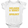black without apology Baby Bodysuit