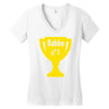 babbo numero 1 Women's V-Neck T-Shirt