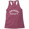tom brady g.o.a.t. Racerback Tank