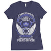 I Own It Forever The Title Police Officer Ladies Fitted T-Shirt