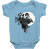 ride the raven Baby Onesie