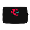 monster fish eats diver Laptop sleeve