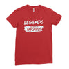 legends are born in august Ladies Fitted T-Shirt