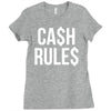 ca$h rule$ Ladies Fitted T-Shirt