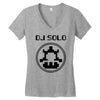 dj solo pixel Women's V-Neck T-Shirt