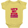 star spangled hammered Baby Onesie