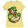 happy saint patrick day Ladies Fitted T-Shirt