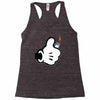 main de mickey Racerback Tank
