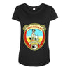 dogs bollocks beer label ideal birthday present or gift Maternity Scoop Neck T-shirt