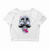 king of mustache Crop Top