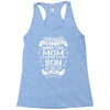 Super Cool Mom Of A Freaking Awesome Son Racerback Tank