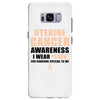 Uterine Cancer Awareness I Wear Peach For Some Special To Me Samsung Galaxy S8 Plus