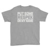 put some respek on my name Youth Tee
