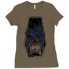 bat music Ladies Fitted T-Shirt