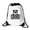 panda gaming Drawstring Bags