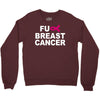 fuck breast cancer Crewneck Sweatshirt