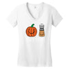pumpkin spice Women's V-Neck T-Shirt