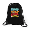 don't sweat the technique Drawstring Bags