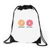 your wife my wife donuts Drawstring Bags