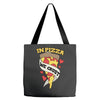 in pizza we crust Tote Bags