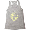 cat and bat halloween Racerback Tank
