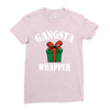 gangsta wrapper Ladies Fitted T-Shirt