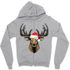 noel deer Zipper Hoodie