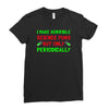 imake horrible since puns but only periodicaly Ladies Fitted T-Shirt