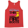 Forget Glass Slippers This Princess Wears Fire Boots Tank Top