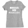 muscles and mascara Ladies Fitted T-Shirt