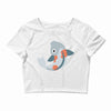 fish color Crop Top