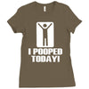 novelty funny humor tee graphic Ladies Fitted T-Shirt