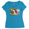 roy of the rovers ideal birthday present or gift Women's Triblend Scoop T-shirt