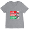 bat safety V-Neck Tee