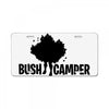 bush camper License Plate