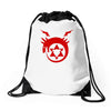 homunculus logo Drawstring Bags